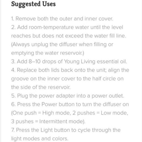 Young Living YL Essential Oils Desert Mist Ultrasonic Home Diffuser Vase Shaped - Picture 4 of 7